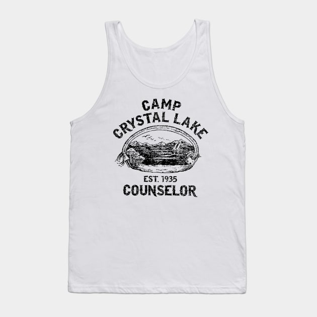 Camp Crystal Lake Counselor Tank Top by rembo